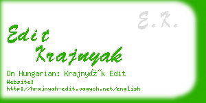 edit krajnyak business card